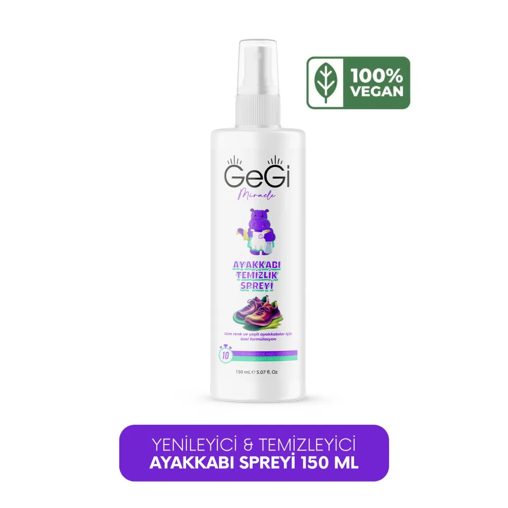 Ayakkabı Temizleme Yenileme Bakım Spreyi 150 ml Ayakkabı Temizleme Yenileme Bakım Spreyi 150 ml